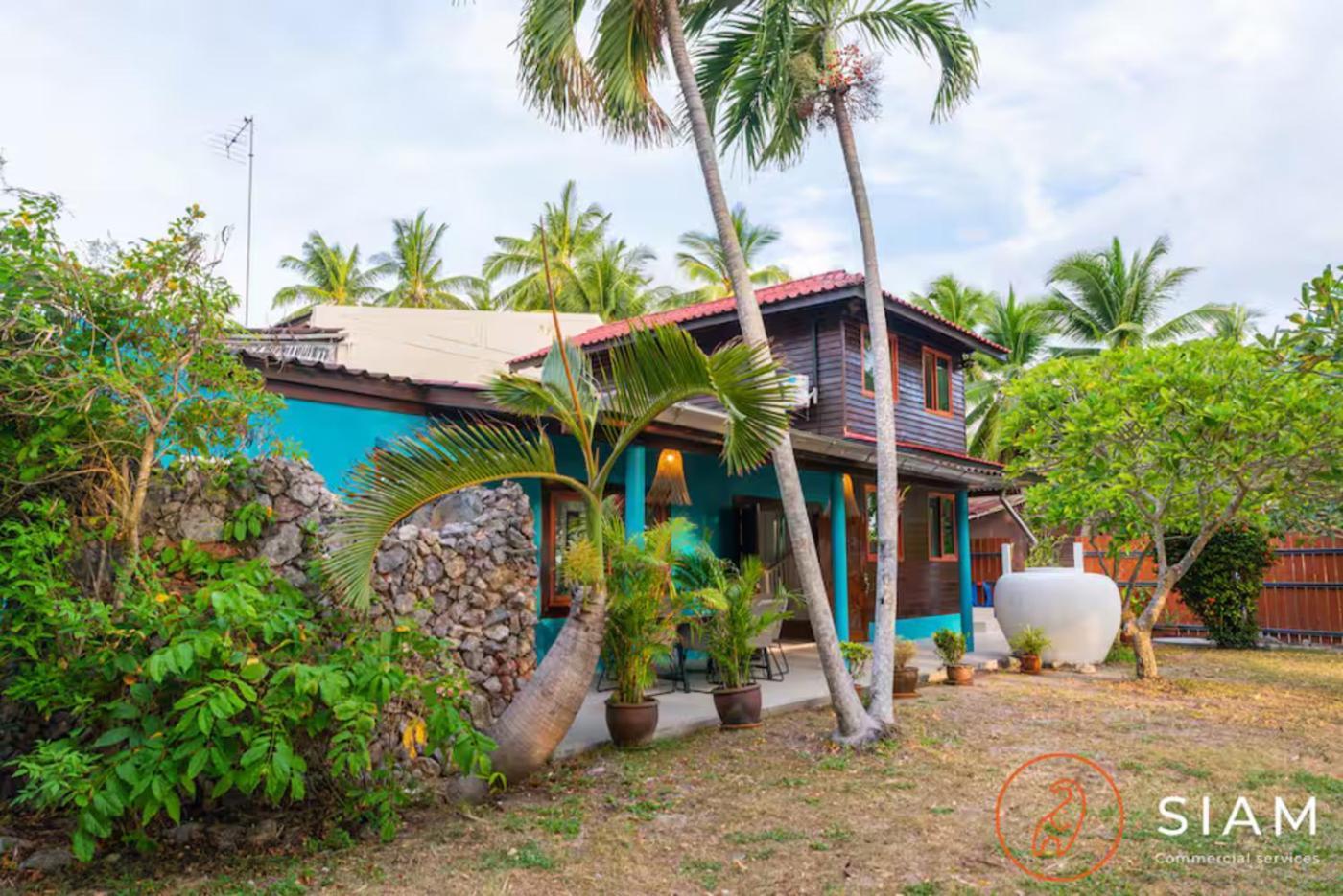 The Wooden Beach House 3Br - Sunset Beach Garden Taling Ngam Beach Exterior foto
